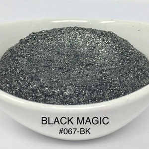 FunShine Colors "BLACK MAGIC" Mica Pigment Powder (10g, 20g, or 28g Sizes)
