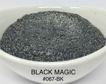 FunShine Colors "BLACK MAGIC" Mica Pigment Powder (10g, 20g, or 28g Sizes)
