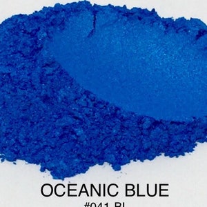 FunShine Colors &quot;OCEANIC BLUE&quot; Mica Pigment Powder (10g, 20g, or 28g Sizes)
