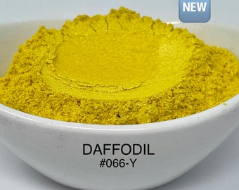 FunShine Colors "DAFFODIL" Mica Pigment Powder (10g, 20g, 28g Sizes)