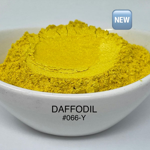 FunShine Colors "DAFFODIL" Mica Pigment Powder (10g, 20g, 28g Sizes)