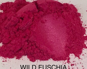 FunShine Colors "WILD FUSCHIA" Mica Pigment Powder (10g, 20g, or 28g Sizes)