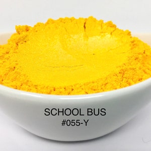 FunShine Colors "SCHOOL BUS" Mica Pigment Powder (10g, 20g, 28g Sizes)