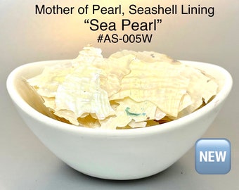 10g or 20g “Sea Pearl" Ultra-Thin, Natural Mother of Pearl Slices, from "FunShine Colors”