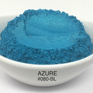 FunShine Colors &quot;AZURE&quot; Mica Pigment Color Powder (10g, 20g, or 28g Sizes)