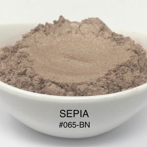 FunShine Colors &quot;SEPIA&quot; Mica Pigment Powder (10g, 20g, or 28g Sizes)