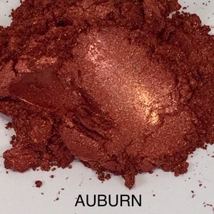 FunShine Colors &quot;AUBURN&quot; Mica Pigment Powder (10g, 20g, or 28g Sizes)