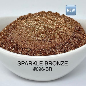 FunShine Colors "SPARKLE BRONZE" Mica Pigment Powder (10g, 20g, or 28g Sizes)
