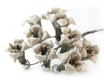 Mini-bouquet origami nakigoe( 9 fleurs )