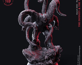 The Infinity and The Void - Monster - Orconax - Flesh of Gods Miniatures - D&D, RPG, Printed DLP, Detailed Roleplaying Figures