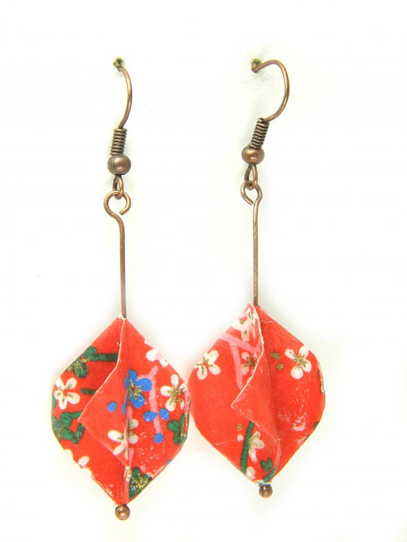 Origami earring Elice