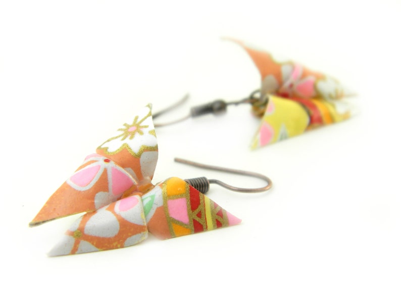 Origami earring butterfly
