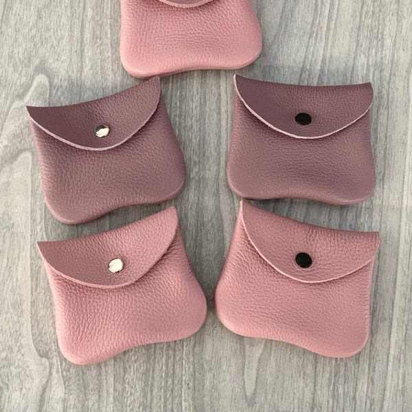 Rosary pouch, rosary holder,Leather coin purse,coin pouch,money purse,purple rosary purse,Catholic, leather pink coin bag,rosary purse,coins