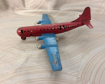 antique metal airplane toys