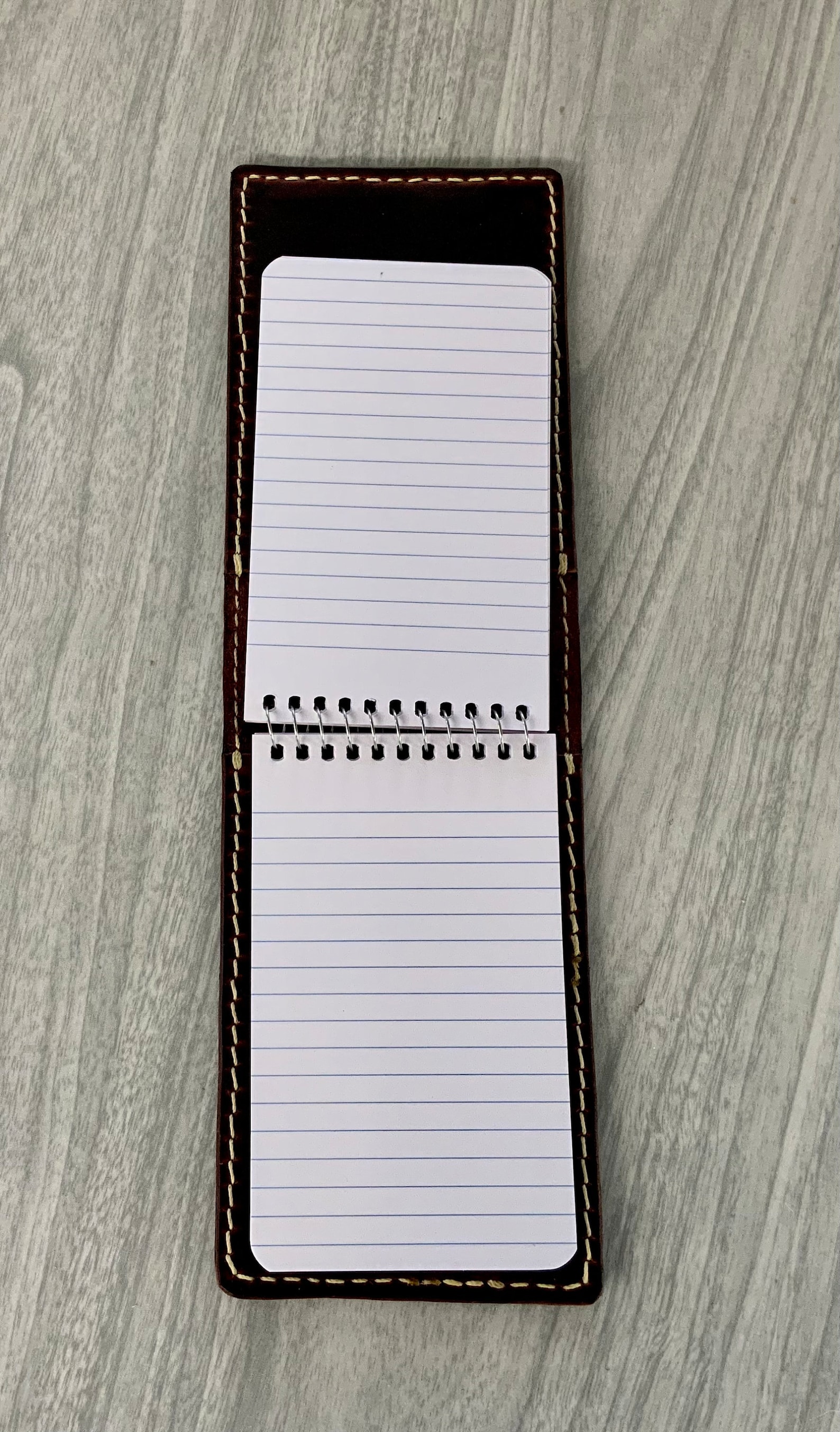 Leather Flip Note Pad Coversmall Memo Book Cover Mini Note Etsy