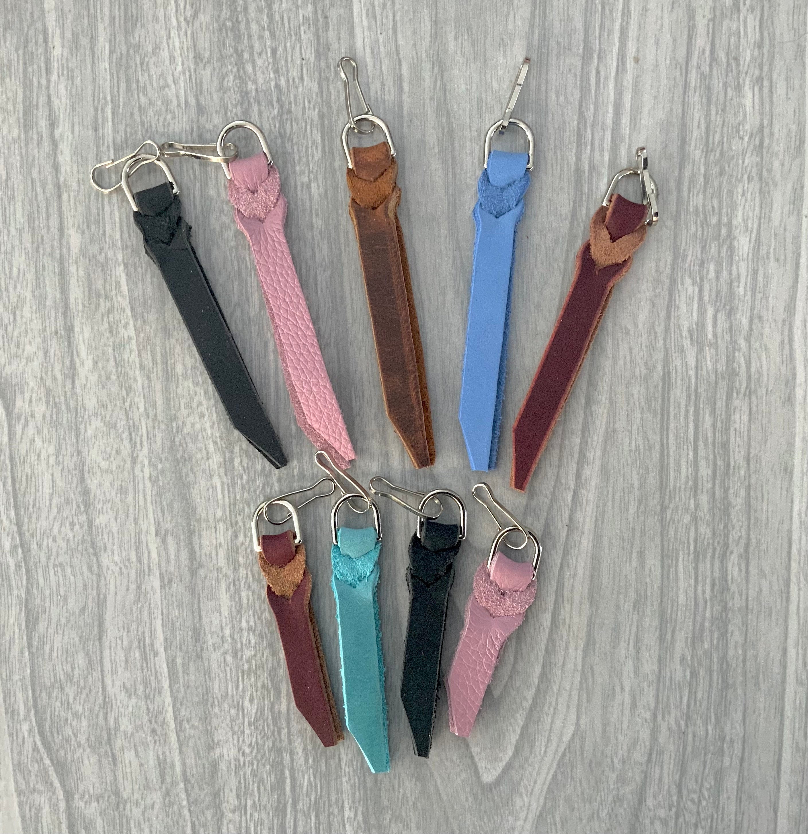 Zipper Pull Leather Zipper Pull Purse Zipper Pulls Coat Etsy