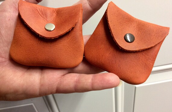 Small Coin Purse Leather Coin Purse Tiny Coin Purse Ear Bud 