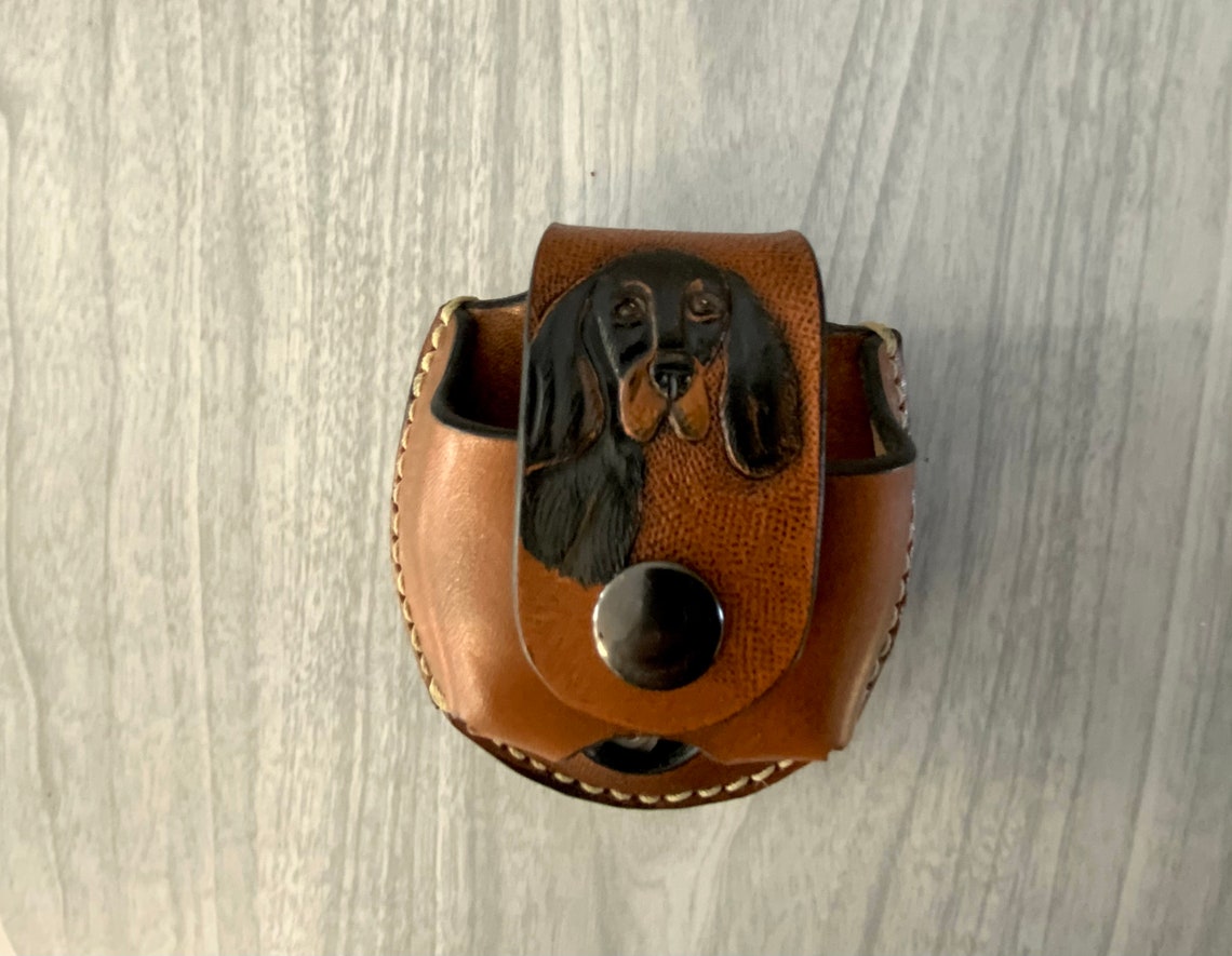 Snuff Case Leather Snuff Case Chewing Tobacco Can Holder Etsy