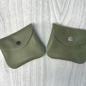 Rosary pouch,green rosary holder,Leather coin purse, coin pouch,money purse,confirmation gift ,Catholic, leather coin bag,rosary purse,coins