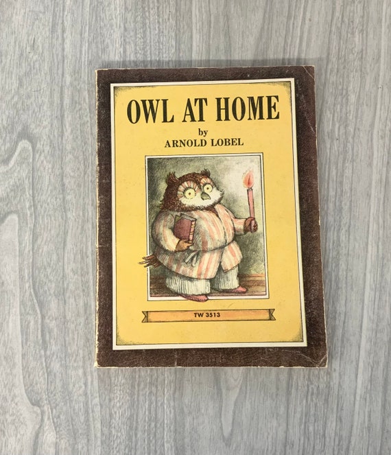 Owl at Home, childrens storybook, owl, moon, book, moonlight, children book,child's book,childs first book,preowned book,vintage childs book