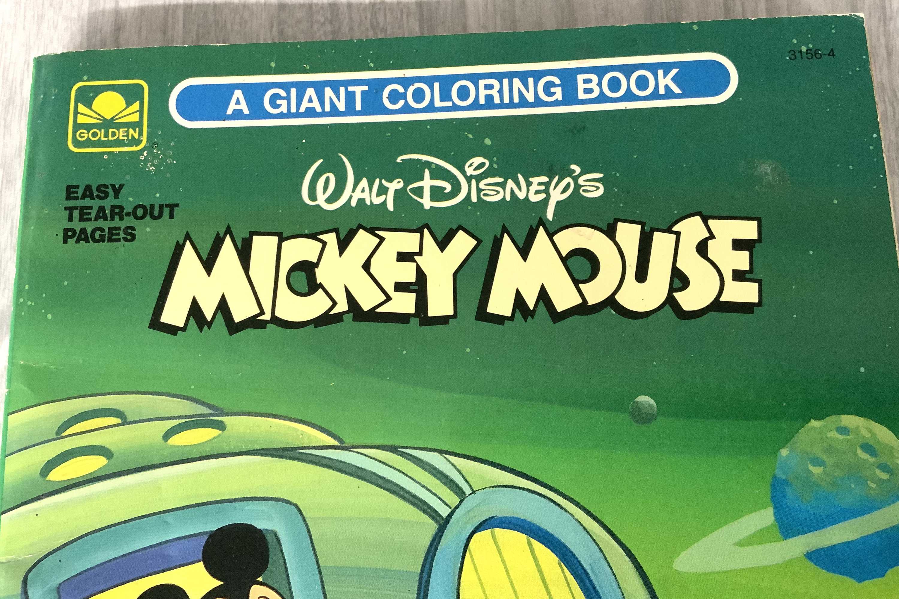 Mickey Mouse A Giant Coloring Book Walt Disneys Mickey Etsy