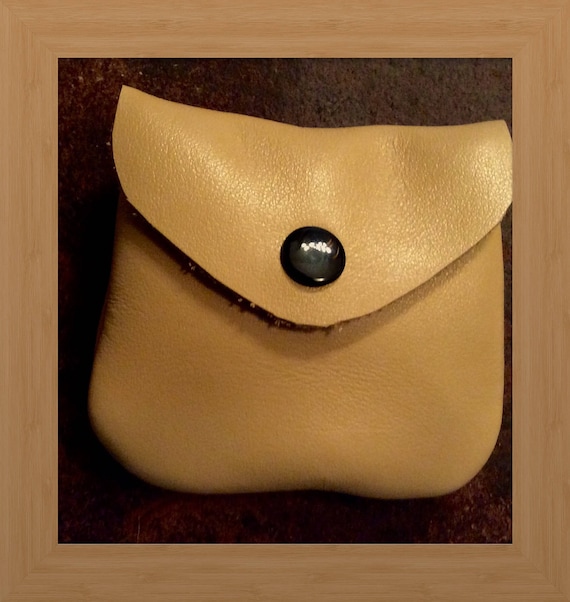 small leather pouch | gold foil - Porch Light