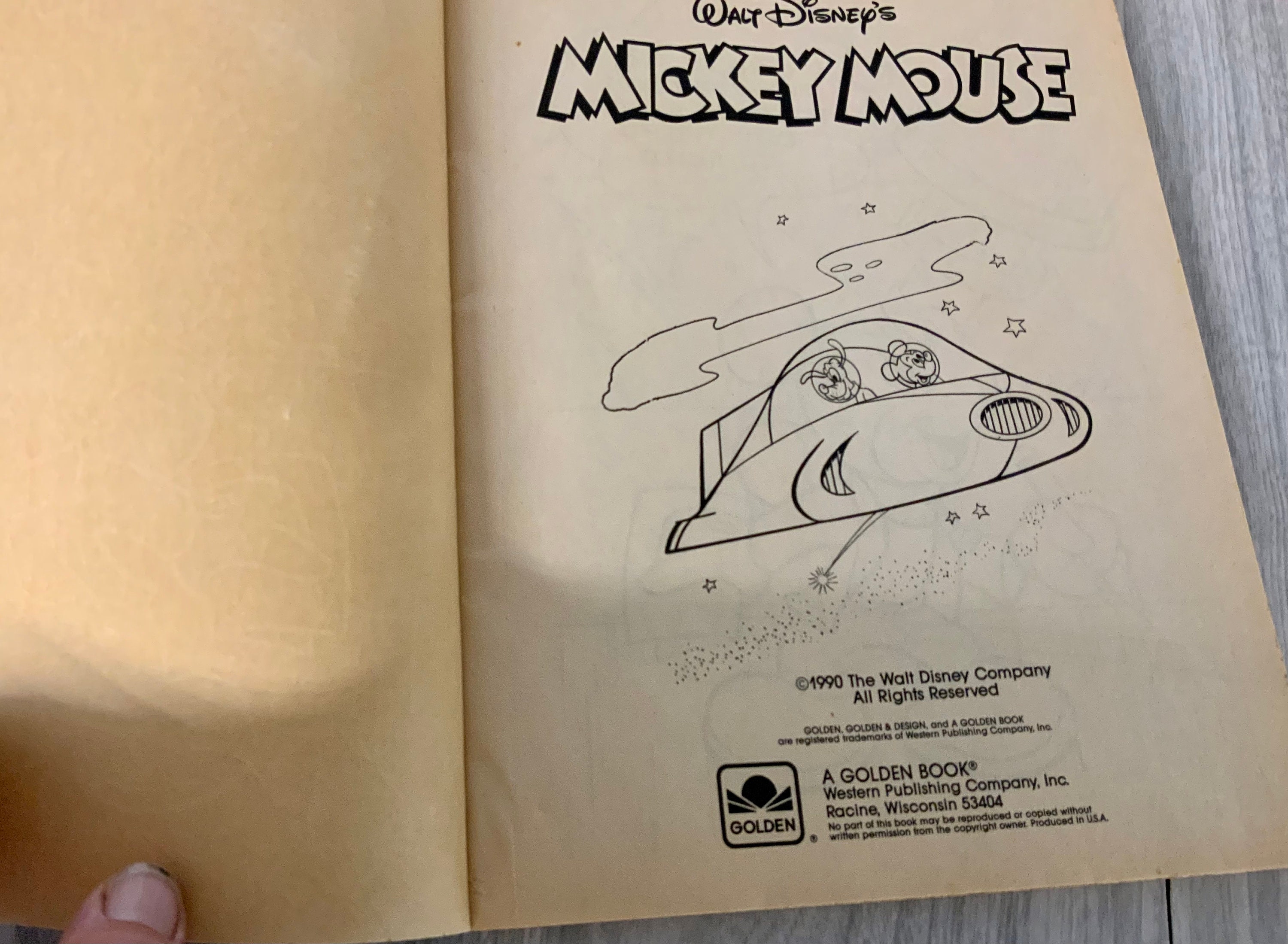 Mickey Mouse A Giant Coloring Book Walt Disneys Mickey Etsy
