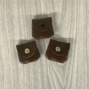 Tiny coin purse, teeny coin purse, teeny ring pouch, small leather ring purse, ring container,collector coin purse,coin pouch for rare coins