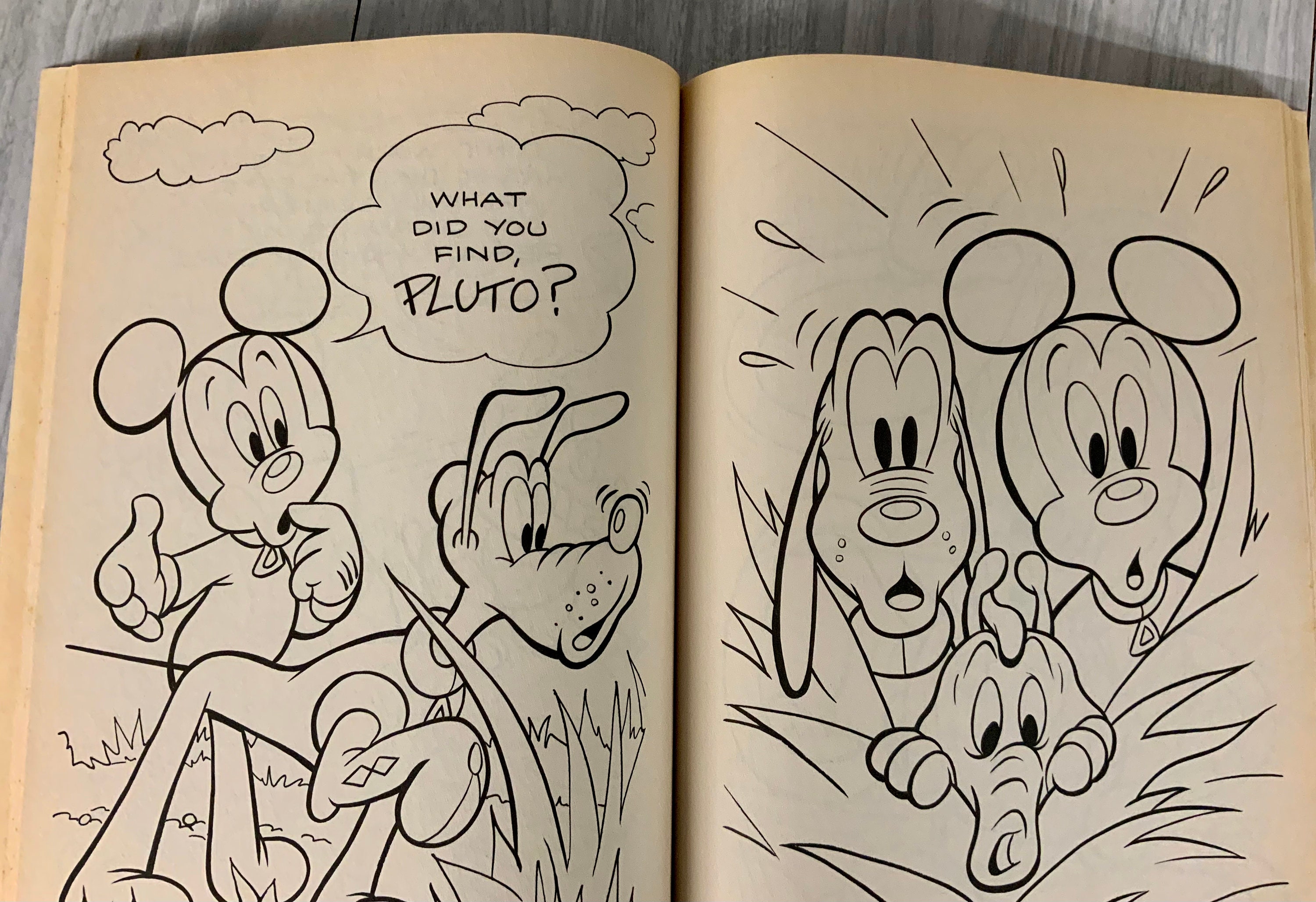 Mickey Mouse A Giant Coloring Book Walt Disneys Mickey Etsy