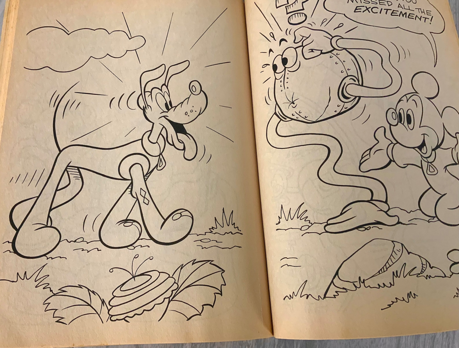 Mickey Mouse A Giant Coloring Book Walt Disneys Mickey Etsy