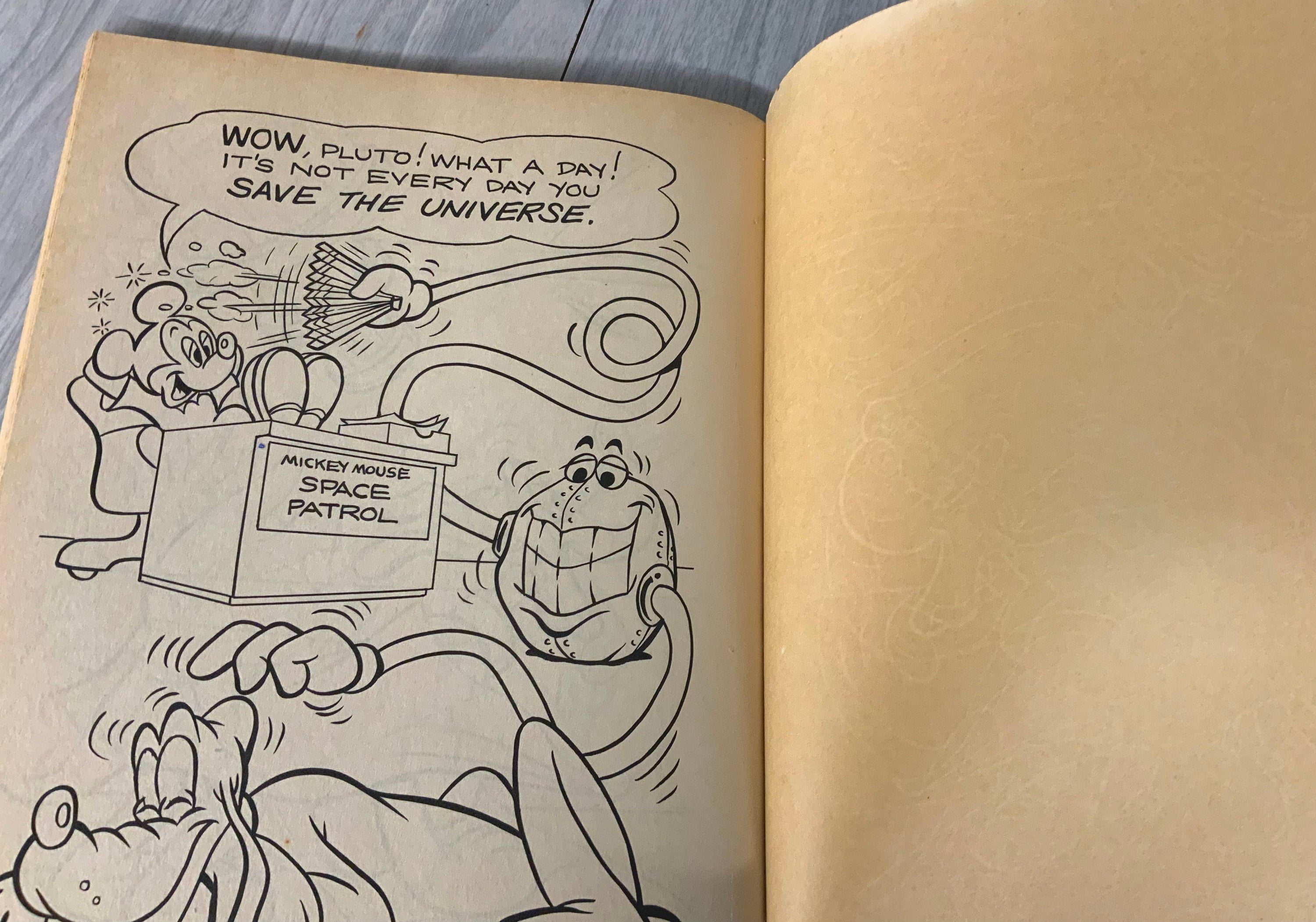 Mickey Mouse A Giant Coloring Book Walt Disneys Mickey Etsy