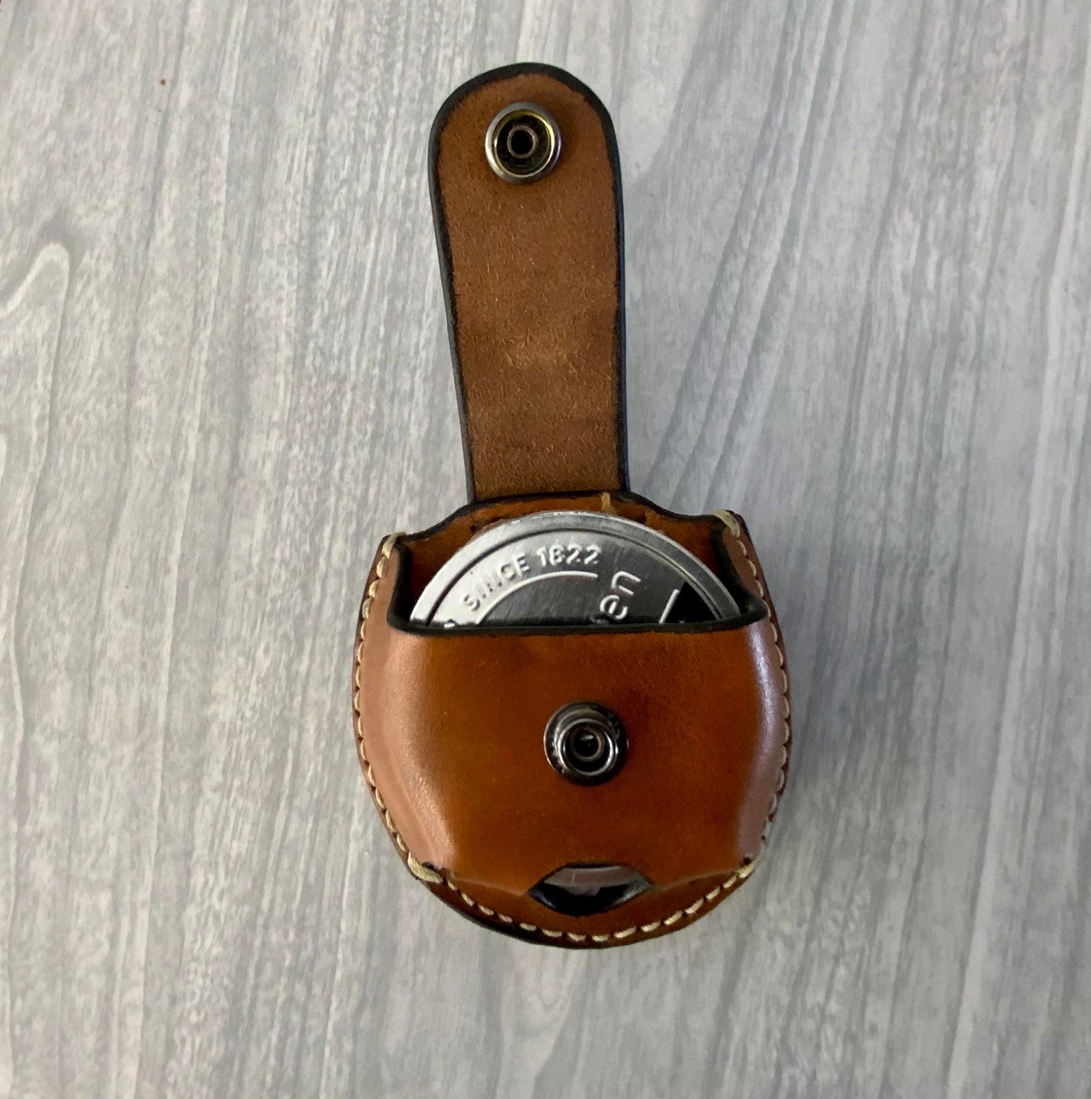 Snuff Case Leather Snuff Case Chewing Tobacco Can Holder Etsy