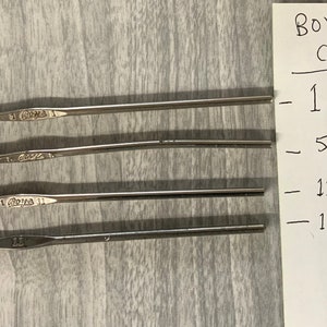 Steel BOYE crochet hook, sold singularly, different sizes hooks, crochet hook, steel crochet hooks,vintage crochet hook,crocheting,hook