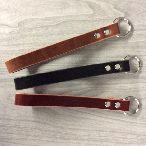 8-1/2",Wriststrap key fob,leather key, latigo leather keychain,latigo brown,wristlet key holder,leather keyfob,leather key Lanyard,keychain