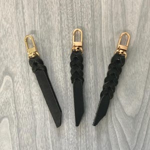 Leather Zipper pull zipper pull with lobster clasp, bag charms, purse accent, coat zipper pulls, jacket zipper pull, leather zipper pull tab