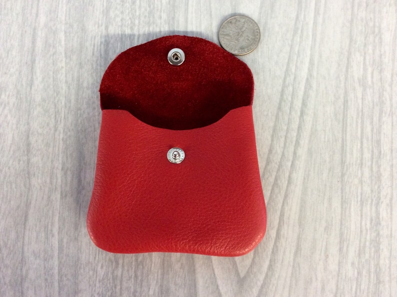 leather coin bag red,rosary purse,coins rosary holder,Leather coin purse coin pouch,money purse,confirmation gift,Catholic Rosary pouch