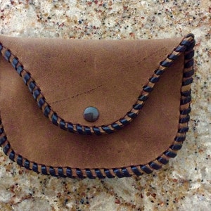 Double Coin purse, leather coin purse, handy cowhide coin purse, big leather coin purse, double pocket leather coin purse, credit card coin