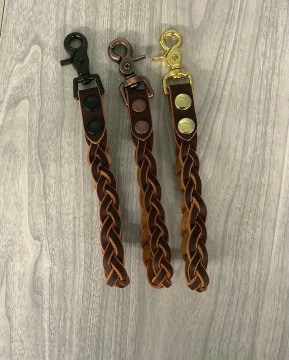 Key Lanyard | Horween Leather & Solid Brass | Artifact | Sale Burgundy