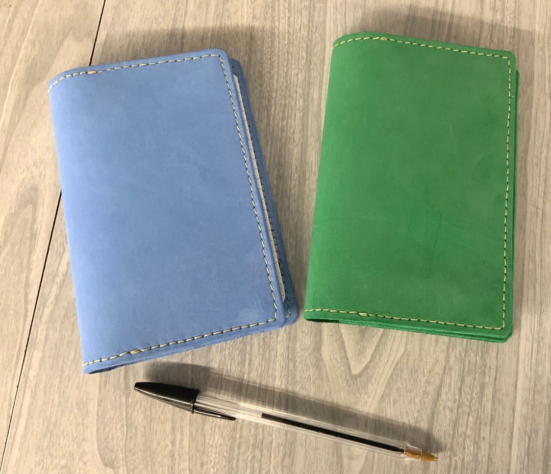 Leather Note Pad Cover, Small Memo Book Cover, Mini Note, 4x6notebook