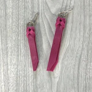 Zipper pull, leather zipper pull, purse zipper pulls, coat zipper pulls, jacket zipper pulls, leather zipper pull tab, handmade zipper pull image 5