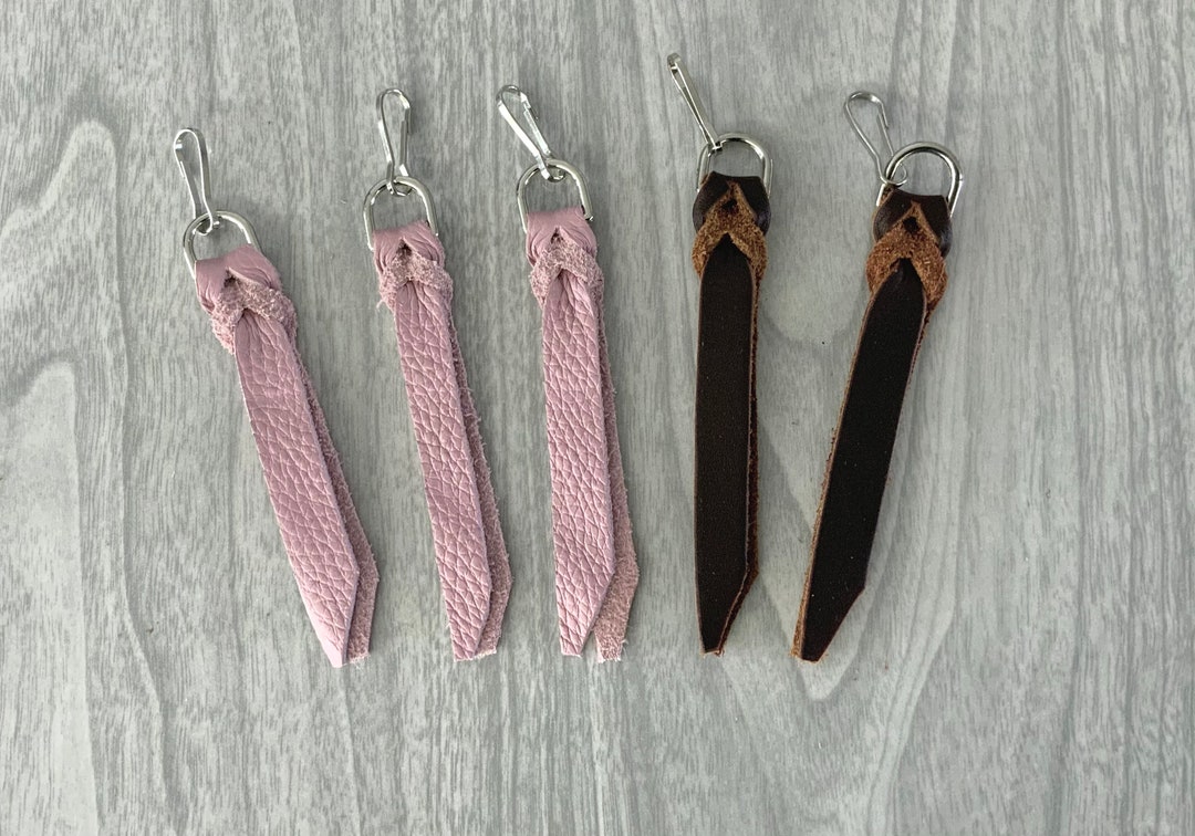 Zipper Pull, Leather Zipper Pull, Purse Zipper Pulls, Coat Zipper Pulls