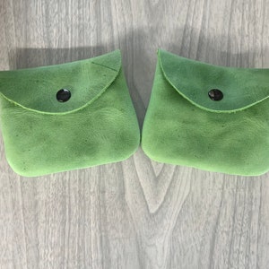Rosary pouch, rosary holder,Leather coin purse, coin pouch,money purse,confirmation gift,Catholic, leather coin bag,green,rosary purse,coins