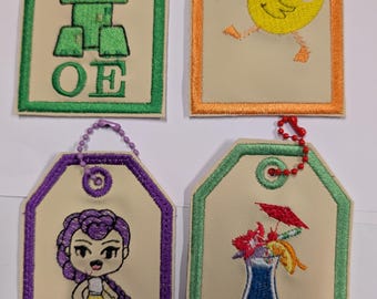 Personalised Duck, Creeper, K-Pop - School bag, Cocktail Tag, Handbag, Suitcase, Sports Kit, Lunch Box + contact card in pocket