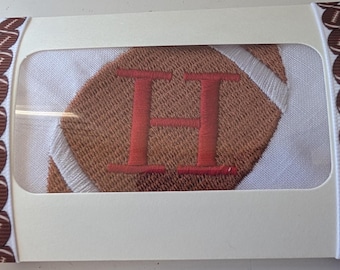 Rugby Hankies - 3 styles, Children, Ladies or Gents 100% Cotton Personalised with initial