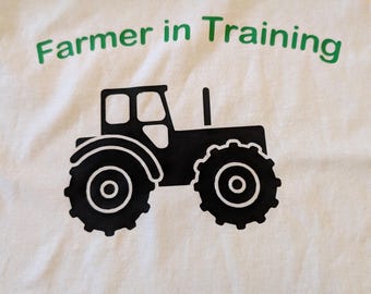 Farmer in Training children's T-Shirt, can be personalised