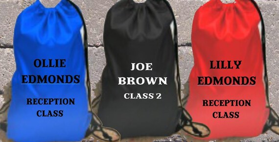 personalised pe bags