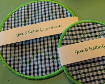 Jar /Bottle Grip Opener in 2 sizes and choice of colours