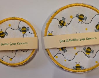 Jar /Bottle Grip Opener in 2 sizes and choice of colours