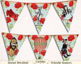 Wizard of Oz Directional Signs Party Pack Printable Follow - Etsy