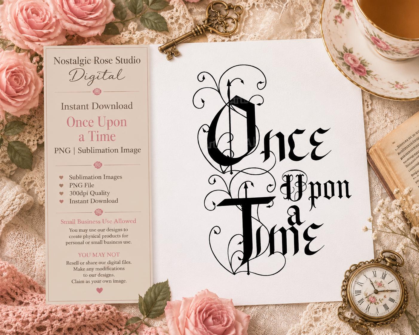 Once upon a time font - Etsy 日本